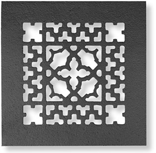 6 by 6 cast iron vent cover