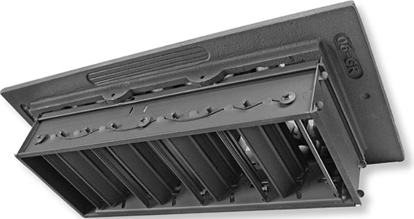 back view cast iron vent covers with damper
