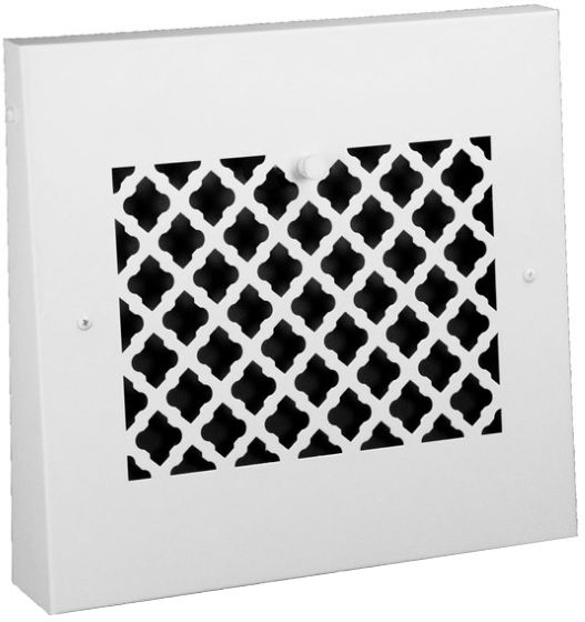white baseboard vent cover