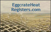 custom eggcrate heat register